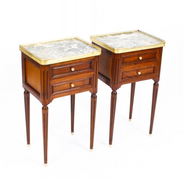 Antique Pair French Empire Style Bedside Cabinets  19th Century | Ref. no. A2116 | Regent Antiques