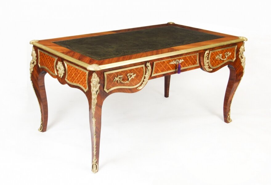 Antique Louis Revival Kingwood & Ormolu Mounted Bureau Plat Desk 19th C | Ref. no. A2137 | Regent Antiques