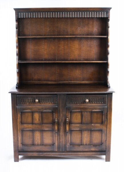 Vintage Jacobean Revival  Oak Welsh Dresser Cabinet Sideboard 20th C | Ref. no. A2150 | Regent Antiques