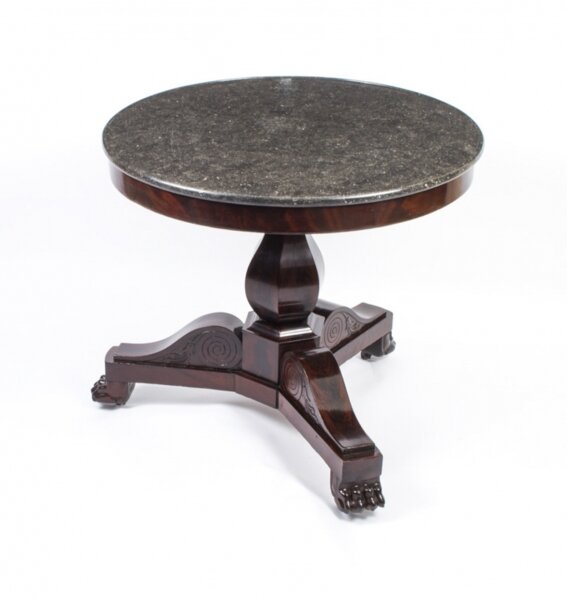 Antique French Charles X Marble Topped Occasional Centre Table C1820 19th C | Ref. no. A2160 | Regent Antiques