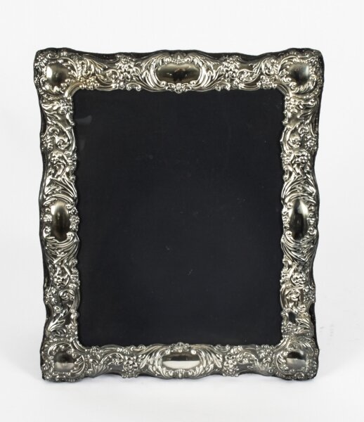 Vintage  Large Sterling Silver  Photo Frame Carrs of Sheffield 20th C 32x27cm | Ref. no. A2169a | Regent Antiques