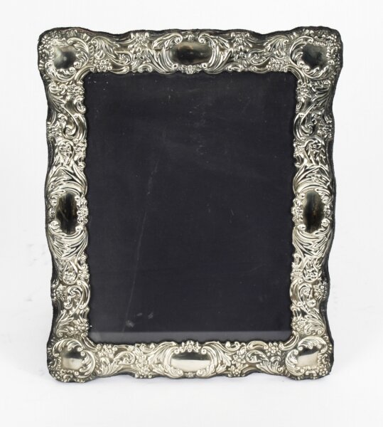 Vintage  Sterling Silver  Photo Frame by Carrs of Sheffield dated 2001 25x20cm | Ref. no. A2169e | Regent Antiques