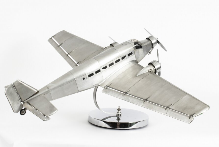 Vintage Junkers Ju 52 Model Aircraft  Mid 20th Century | Ref. no. A2177 | Regent Antiques