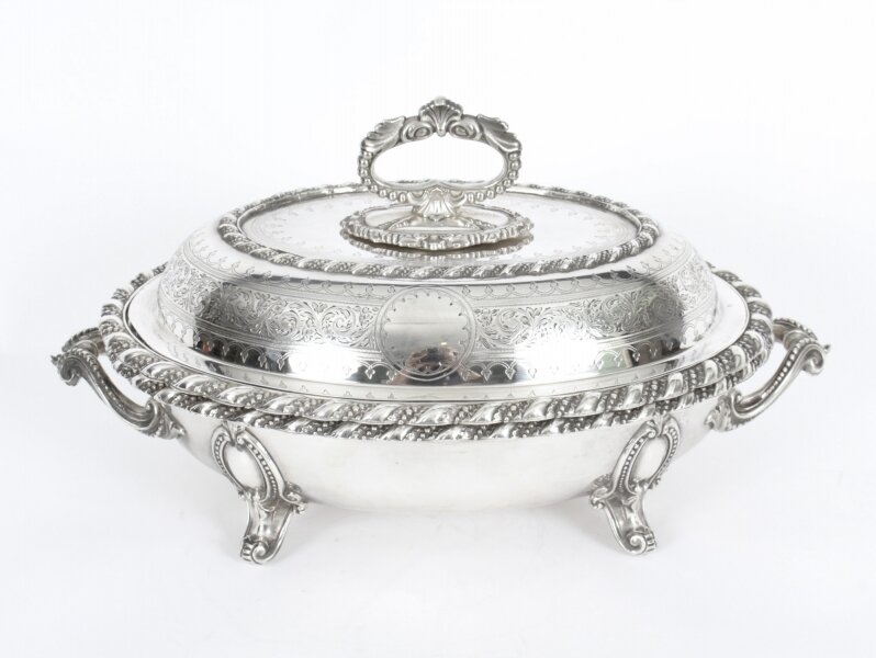 Antique English  Entree Dish by  Martin Hall   1859 19th Century | Ref. no. A2190 | Regent Antiques
