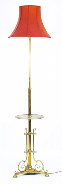 Antique Victorian Brass  Standard Lamp  Late 19th C | Ref. no. A2221 | Regent Antiques