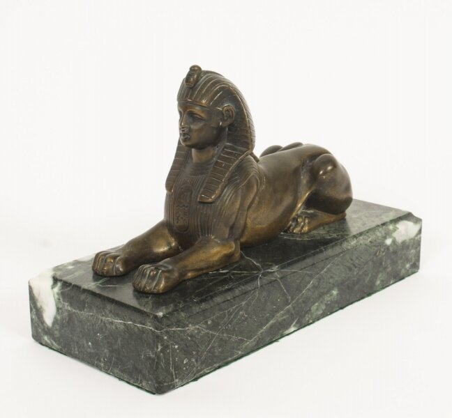 Antique French  Egyptian Revival Bronze Sphinx 19th C | Ref. no. A2249 | Regent Antiques