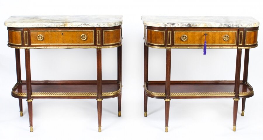 Antique Pair French Ormolu Mounted  Console Side Tables 19th C C1880 | Ref. no. A2253 | Regent Antiques