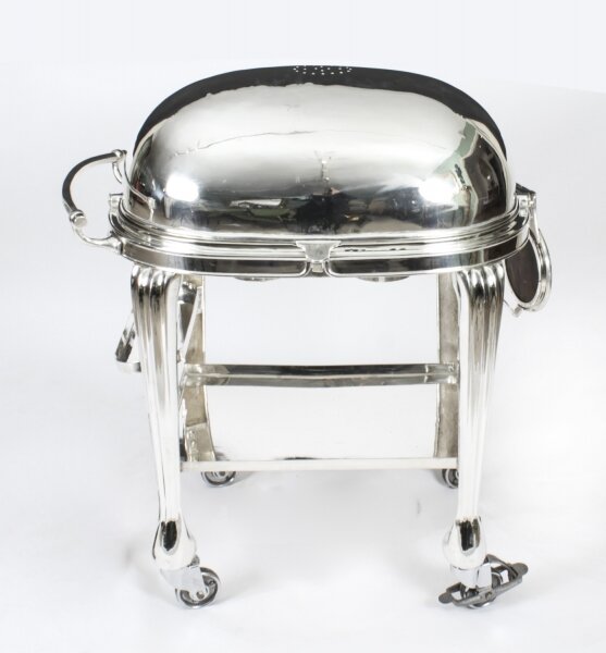 Antique Art Deco Silver Plated Beef Carving Trolley Cart by Elkington C1930 | Ref. no. A2272 | Regent Antiques