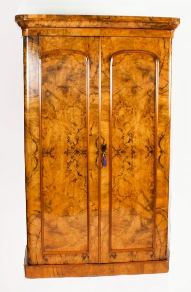 Antique Victorian Burr Walnut Two Door Wardrobe C1870 | Ref. no. A2278 | Regent Antiques