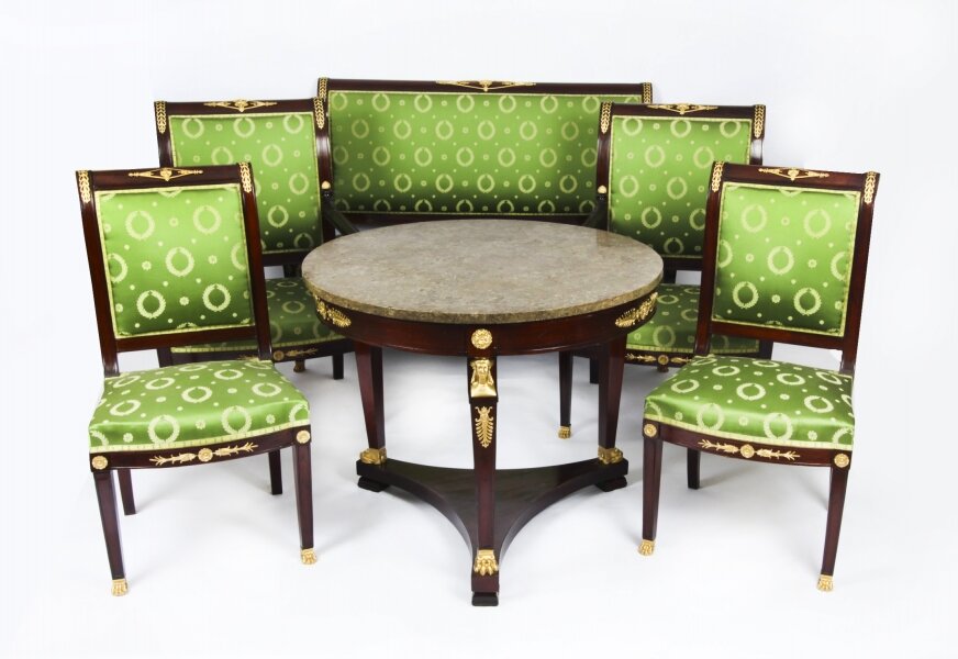 Antique French Empire Ormolu Mounted Six Piece Salon Suite 19th C | Ref. no. A2287 | Regent Antiques