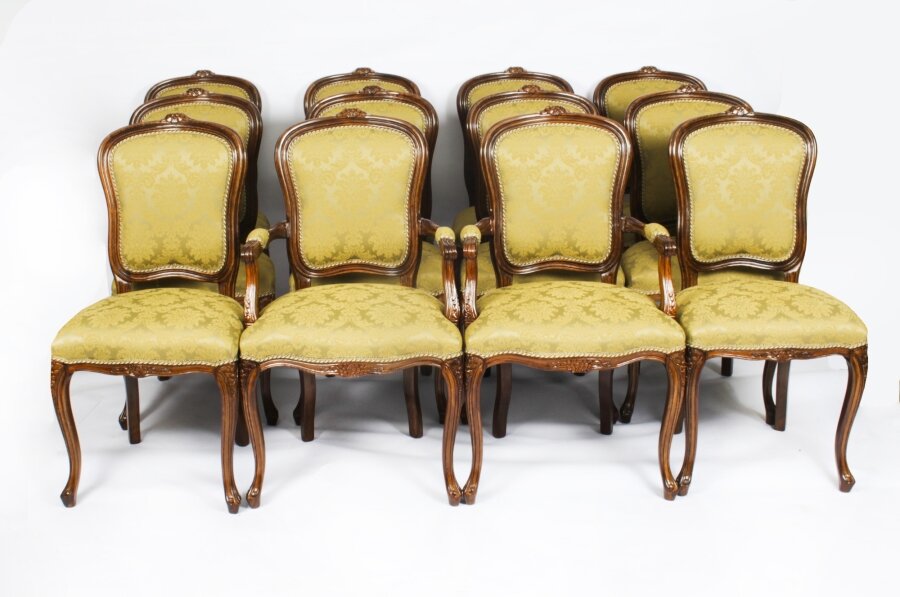 Bespoke Set of 12  Louis XVI Revival Dining Chairs Available to Order | Ref. no. A2361a | Regent Antiques