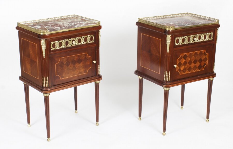 Antique Pair French Empire Style Bedside Cabinets  19th Century | Ref. no. A2390 | Regent Antiques