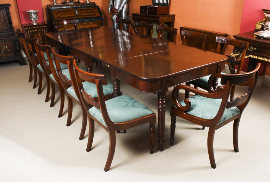 Antique Metamorphic Victorian Mahogany Dining Table & 12 Chairs 19th C Antique Metamorphic Victorian Mahogany Dining Table & 12 Chairs 19th C | Ref. no. A2452a | Regent Antiques