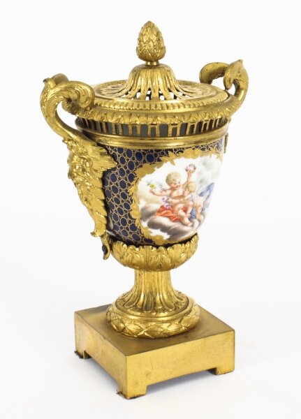 Antique German Porcelain ormolu Mounted Pot Pourri Vase 19th C | Ref. no. A2455 | Regent Antiques