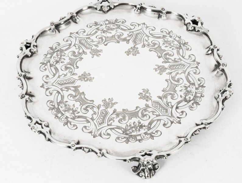 Antique Old Shefield Silver Plated Salver by Smith, Sisson & Co C1830 19th C | Ref. no. A2513 | Regent Antiques