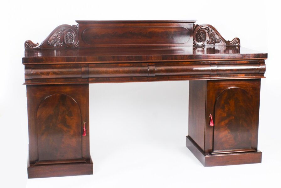 Antique Victorian Pedestal Sideboard Circa 1850 19th Century | Ref. no. A2544 | Regent Antiques