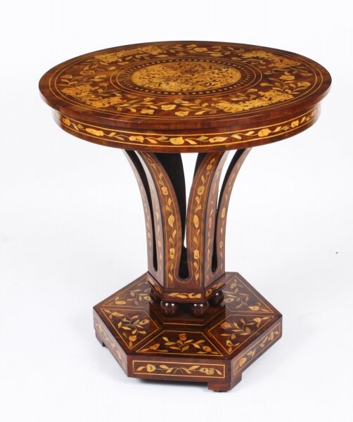 Antique Dutch Floral Marquetry Occasional Centre Table Early 19th Century | Ref. no. A2590 | Regent Antiques