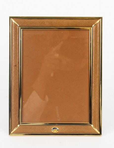 Vintage Gilt Metal Photo Frame by Gucci - Takes 9x4inch photo- 20th C | Ref. no. A2602b | Regent Antiques