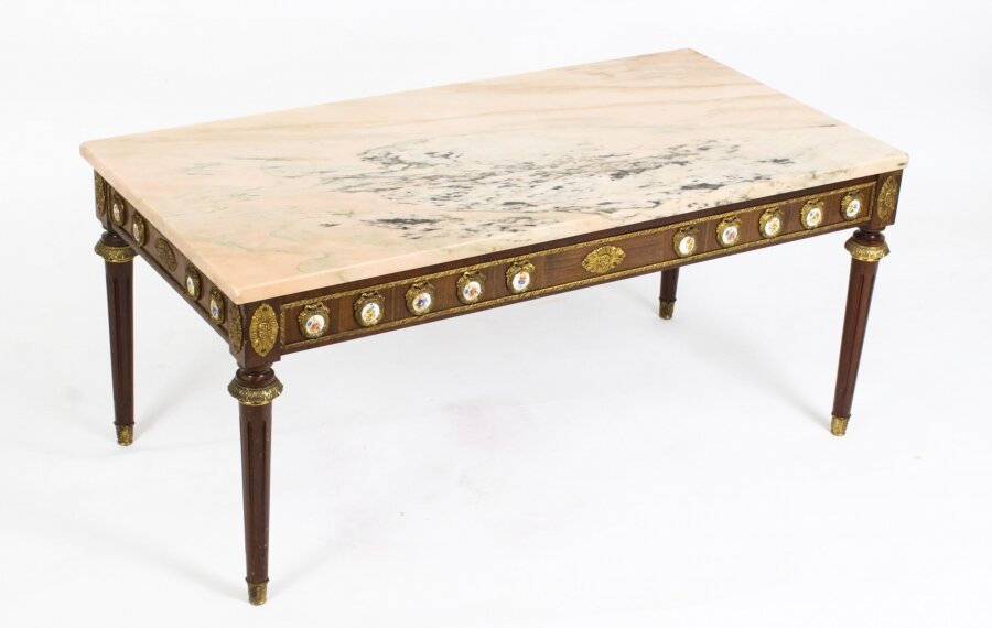 Vintage Ormolu Mounted Coffee Table Marble Top H&L Epstein Style Mid-Century | Ref. no. A2616 | Regent Antiques