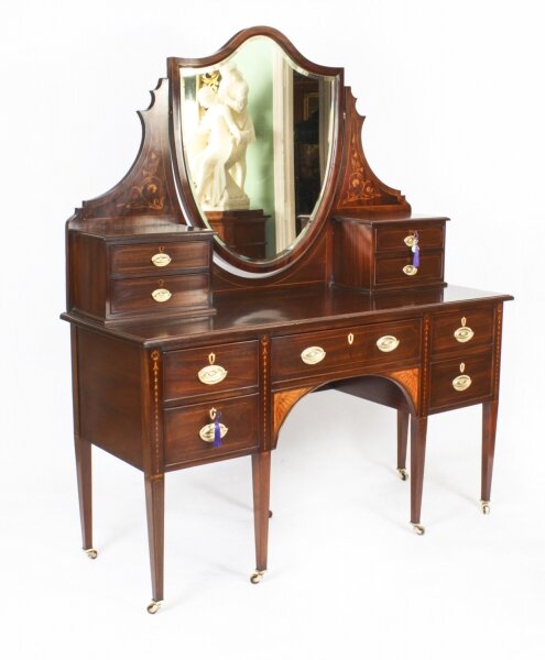 Antique Late Victorian Mahogany Dressing Table & Mirror 19th C | Ref. no. A2649 | Regent Antiques