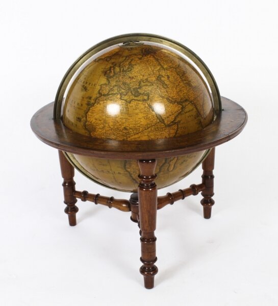 Antique Victorian Terrestrial Library Table Globe by C.F.Cruchley,19th C | Ref. no. A2741 | Regent Antiques