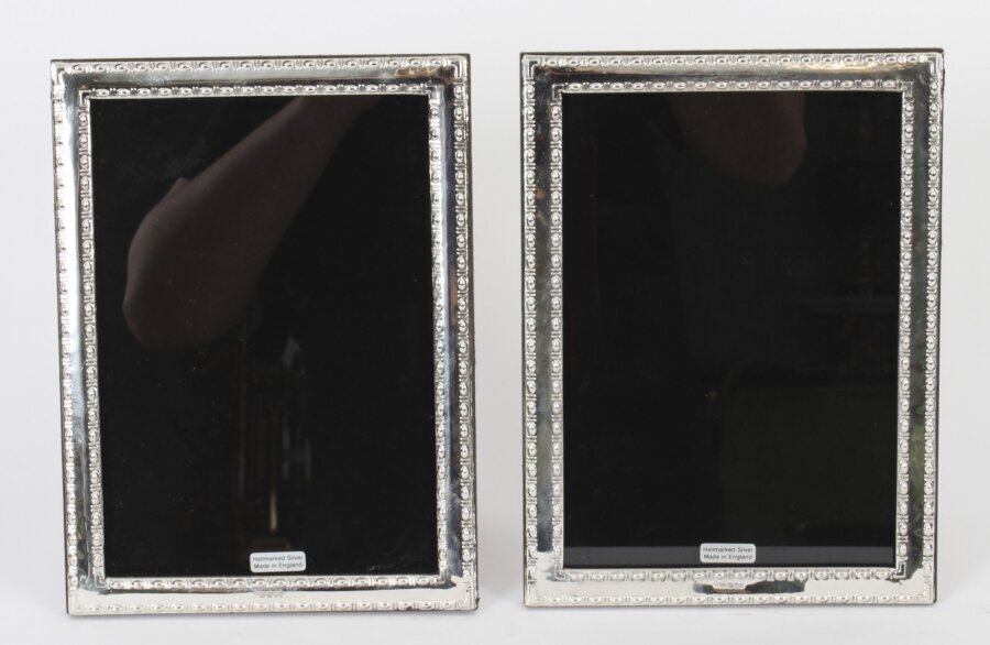 Vintage Pair of Neo-classical Silver  Sterling Photo Frames Harry Frane | Ref. no. A2751e | Regent Antiques