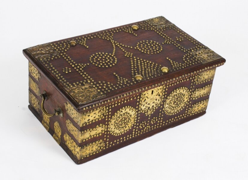 Antique Indo- Persian  Hardwood & Brass Chest,  19th Century | Ref. no. A2759 | Regent Antiques