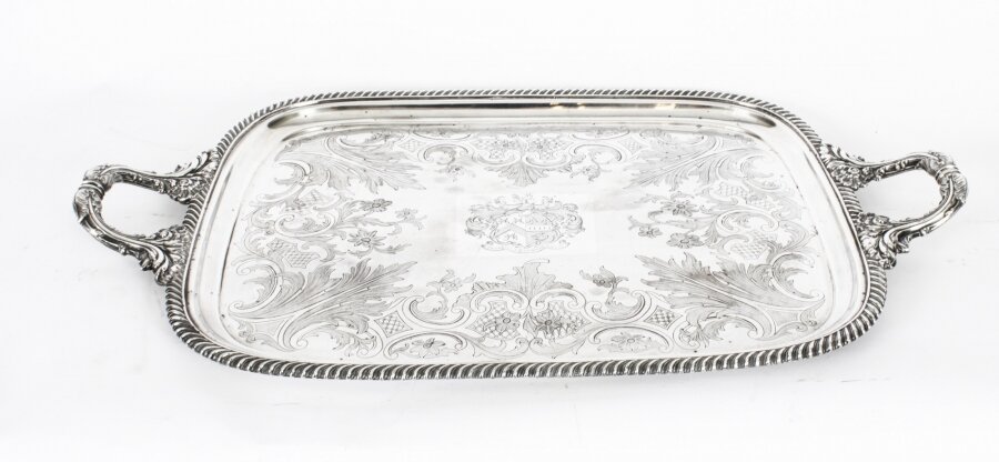 Antique George III Old Sheffield Silver Plated Tray C 1790 18th C | Ref. no. A2864 | Regent Antiques