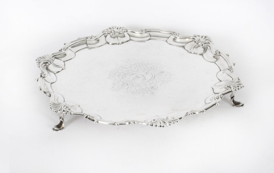 Antique English Victorian Silver Plated Salver  19th Century | Ref. no. A2869 | Regent Antiques