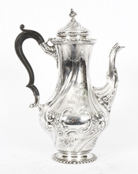 Antique Victorian Silver Plated Coffee Pot Elkington & Co 19th C | Ref. no. A2872 | Regent Antiques