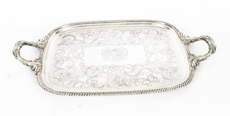 Antique Old Sheffield Silver Plated Tray George III  C 1780  18th C | Ref. no. A2878 | Regent Antiques