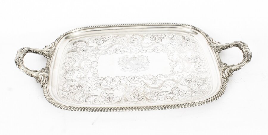 Antique Old Sheffield Silver Plated Tray George III C 1780 18th C Antique Old Sheffield Silver Plated Tray George III C 1780 18th C | Ref. no. A2878 | Regent Antiques