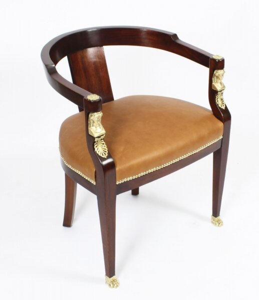 Antique Empire Tub Arm Desk Chair c.1850 | Ref. no. A2914 | Regent Antiques