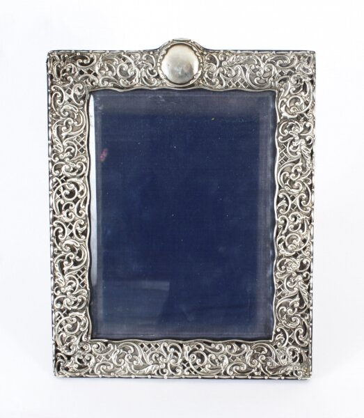 Antique Sterling Silver  Photo Frame by Henry Matthews  1902   28x22cm | Ref. no. A3009 | Regent Antiques