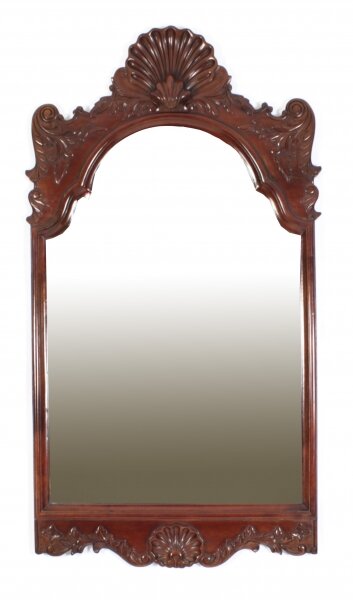 Vintage Carved Mahogany Mirror Mid 20th C | Ref. no. A3012a | Regent Antiques