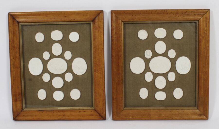 Antique Pair of Framed Grand Tour Intaglios Early 19th Century | Ref. no. A3019 | Regent Antiques