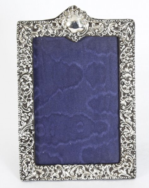 Antique Edwardian Sterling Silver Photo Frame dated 1901    19x13cm | Ref. no. A3026 | Regent Antiques