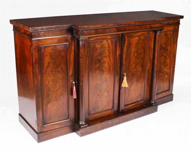 Antique English Regency Flame Mahogany Sideboard Early 19th Century | Ref. no. A3055 | Regent Antiques