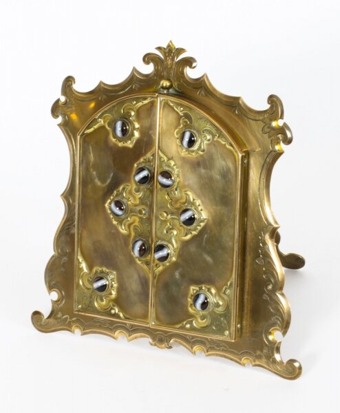 Antique Ormolu & Agate Mounted Easel Photo Frame 19th Century | Ref. no. A3076 | Regent Antiques