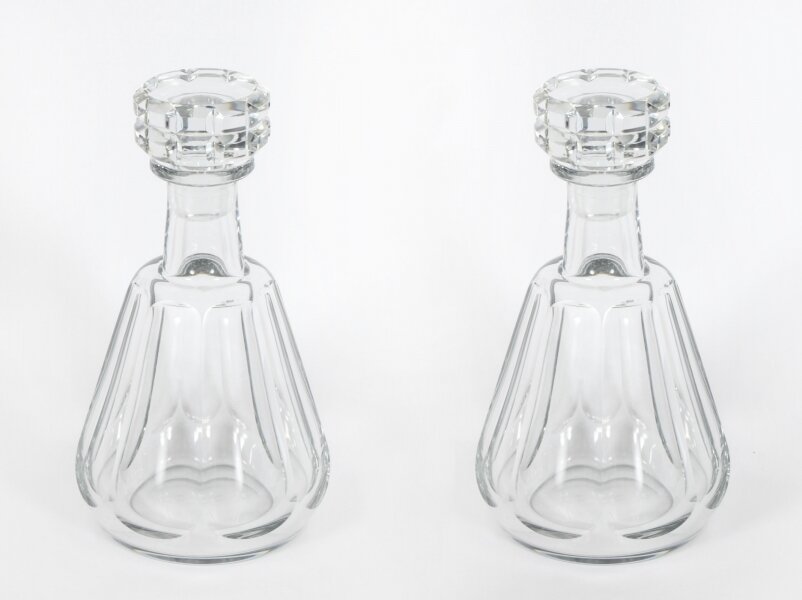 Vintage Pair of Harcourt Talleyrand Crystal Decanters by Baccarat Mid 20th C | Ref. no. A3087 | Regent Antiques