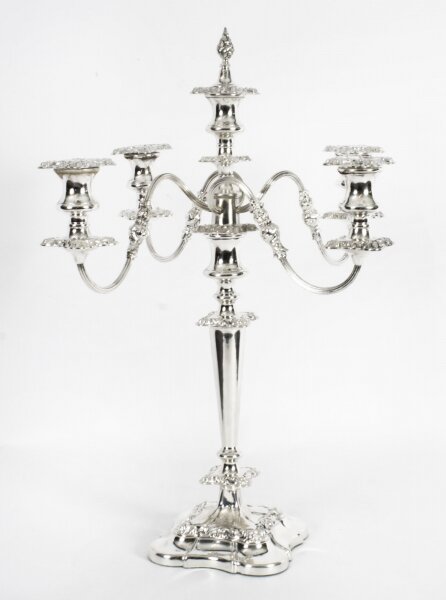 Antique Victorian Silver Plate Candelabra Centerpiece  19th C | Ref. no. A3111a | Regent Antiques