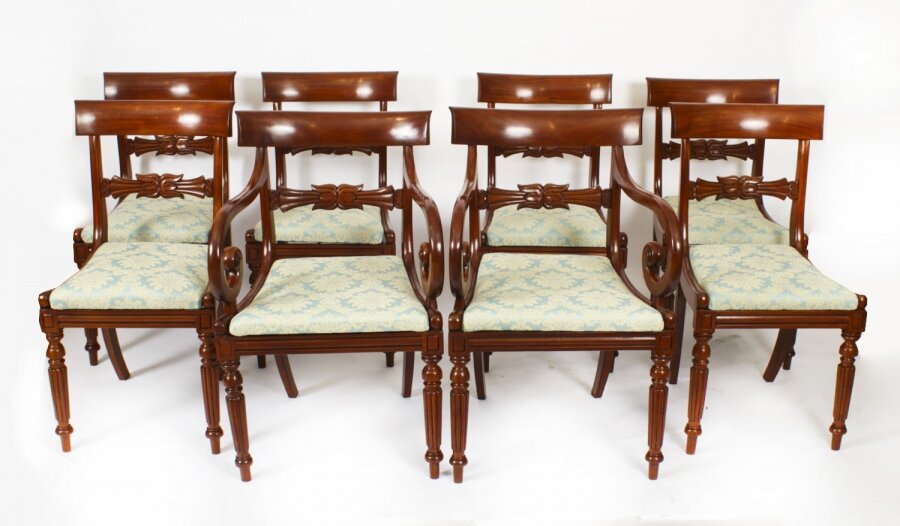 Antique Set 8 Regency Period  Dining Chairs C1830 19th Century | Ref. no. A3162 | Regent Antiques