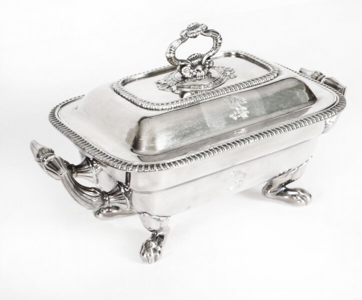 Antique Old George III Sheffield Silver Plated Butter Dish 19th C | Ref. no. A3167 | Regent Antiques