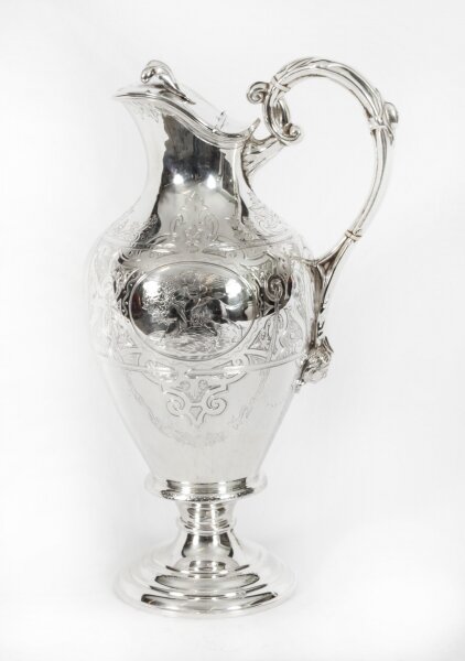 Antique Silver  Plated Claret Wine Jug  Yacht Race 1st Prize 19th C | Ref. no. A3212 | Regent Antiques