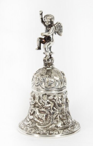 Antique Silver Plated Hand Bell Renaissance Revival 19th Century Antique Silver Plated Hand Bell Renaissance Revival 19th Century | Ref. no. A3217 | Regent Antiques