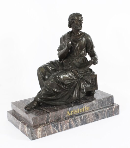 Antique Grand Tour Bronze Sculpture of Aristotle 19th C | Ref. no. A3260 | Regent Antiques