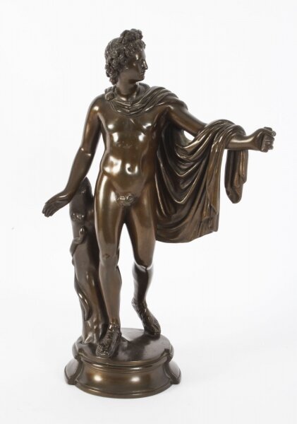 Antique Victorian Bronze Sculpture of Greek God Apollo 19th Century | Ref. no. A3293 | Regent Antiques