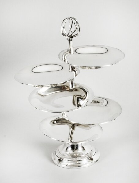 Vintage Silver Plated Hors d\'oeuvres Stand by Christofle 20th C | Ref. no. A3317 | Regent Antiques