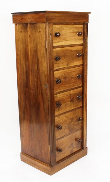 Vintage Walnut Six Drawer Wellington Chest  Late 20th century | Ref. no. A3372 | Regent Antiques