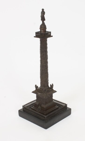 Antique French Grand Tour Ormolu Bronze Model of Vendome Column 19thC | Ref. no. A3425 | Regent Antiques
